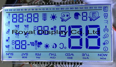 Painel feito sob encomenda Amber Low Power Consumption branca azul de RYD1201AA LCD