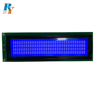 STN Modulo de exibição LCD azul monocromático de 40x4 caracteres com luz de fundo LED