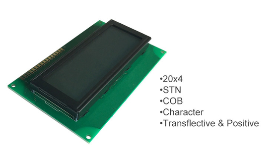 RY-C204LYILYW STN Modulo LCD de caracteres amarelo - verde com IC SPLC780D1-021A
