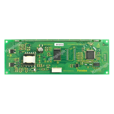 VFD LCD Module Anode Monocromo Forno de exibição de alta luminosidade de temperatura larga verde