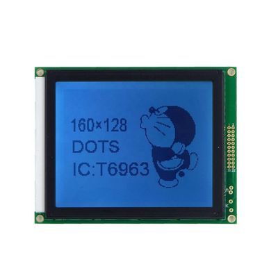 160128 exposição do Pin 160X128 LCD do módulo T6963c 5V 22 do LCD do gráfico