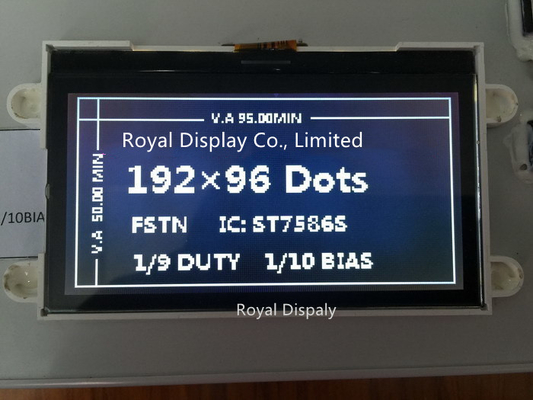 1/10 de RODA DENTEADA diagonal LCD gráfico de FSTN indica o positivo de 192X64 Transflective