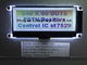 Exposição positiva feita sob encomenda do LCD da roda denteada do PONTO 3.3V Transflective ST7529 de FSTN/Stn 240X80