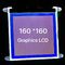da exposição gráfica ROHS da roda denteada FSTN DOT Matrix LCD de 160*160 60mA ISO azul LCD UC1698u
