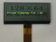 Módulo Stn-cinzento FSTN-positivo da exposição do preço de fábrica 128X64dots Cog/COB Stn LCD