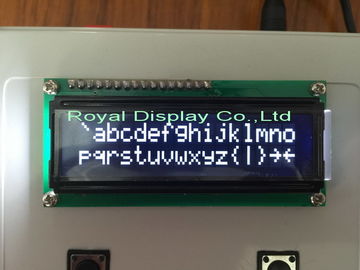 REAL INDIQUE o painel branco do LCD VA da exposição de 16x2 LCD para o jogo RYB1602A