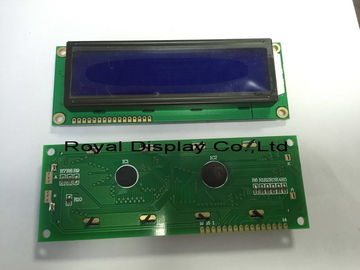 Luminoso branco RYB1602B do diodo emissor de luz do módulo da exposição do Lcd do caráter de STN 16x2