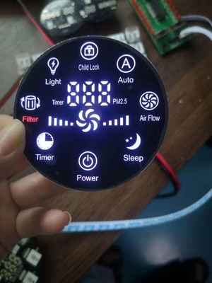 Projete a exposição de diodo emissor de luz de 7 segmentos para a exposição do número do diodo emissor de luz do aparelho eletrodoméstico