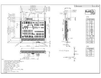 Tela pequeno do Lcd, tipo negativo do painel de exposição STN de Tft LCD