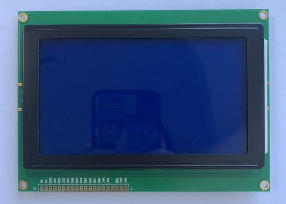 Módulo LCD monocromático gráfico azul STN de 5,1 polegadas 240 x 128 tela matricial