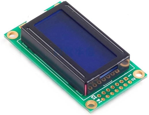 Módulo de Display LCD de Caracteres Alfanuméricos STN 8x2 Monocromático