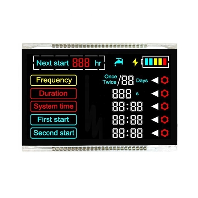 O tipo monocromático do VA LCD do fabricante do dígito segmenta o módulo feito sob encomenda da exposição do LCD