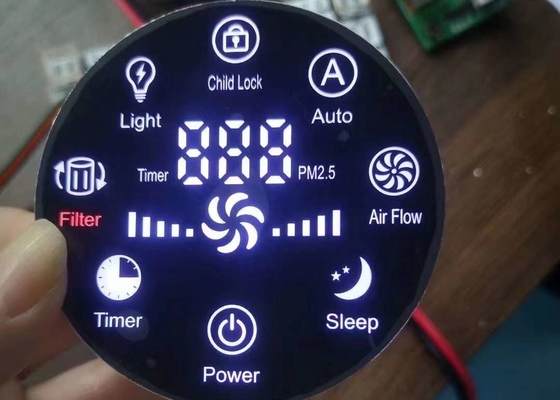 O diodo emissor de luz feito sob encomenda indica o diodo emissor de luz alfanumérico de 7 segmentos da multi cor da exposição de segmento sete para o agregado familiar