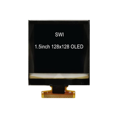 1,5&quot; exposição de 128x128 LCD OLED 1,5 quadrado branco OLED do módulo I2C SH1107 da exposição da polegada