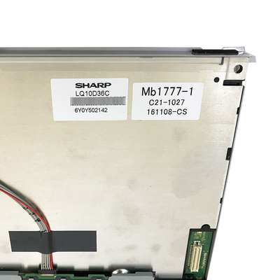 A máquina LCD do CNC de LQ10D36C indica serviço original da parada de 100% o um