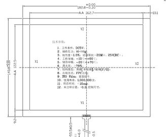 OEM/ODM Resistive do painel do tela táctil do fio CDG8671-7.0 4 disponível