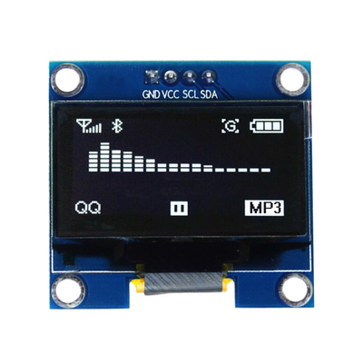 Cor de Alto Contraste 0,96'' OLED Display Module 128X64 Dots Matrix Screen