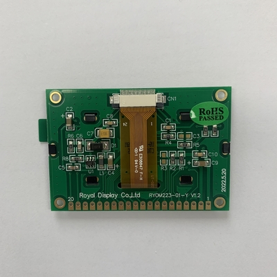 Display LCD OLED de 8 bits paralelo de 2,23' 128X32 pontos fonte amarelo/branco/verde