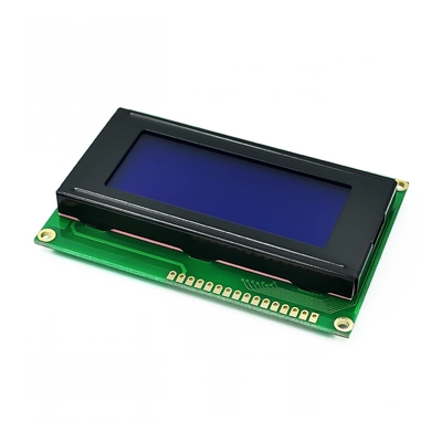 Display LCD de alta definição de 1604 caracteres STN Azul Negativo 16X4 Monocromo