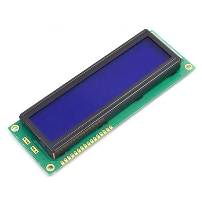 5V de luz de fundo branca 16x2 Caracter STN Azul Negativo LCD Display Com AIP31066 IC
