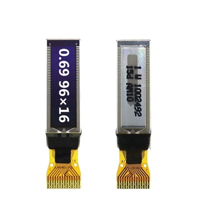 COG Monocromo Mini Dimensão 0,69' OLED painel LCD 96X16 Dots Display Module