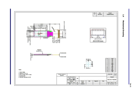 0.54 polegadas OLED módulo 96 * 32 I2C com CH1115 painel LCD monocromático