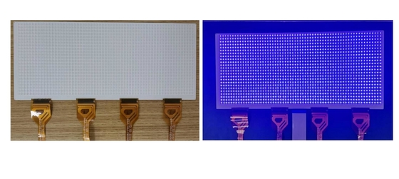 12.3 polegadas LCD / LED Modulo AM Dimming local personalizado 64 * 24 construção de barragem