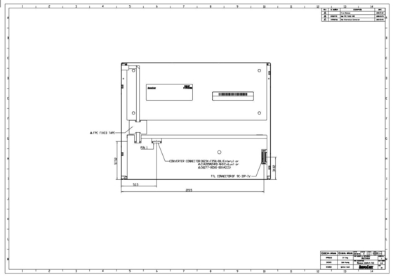 G104V1-T03 Innolux TFT LCD Module 10,4 polegadas 640*480 RGB VGA 1500:1