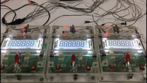 DE156-TU TN LCD Module -40 a +90 graus substituição grande transflectiva de tamanho monocromático