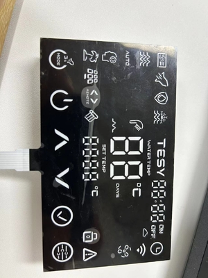 7 segmentos de LED personalizados para exibição de painel mono-branco de cores