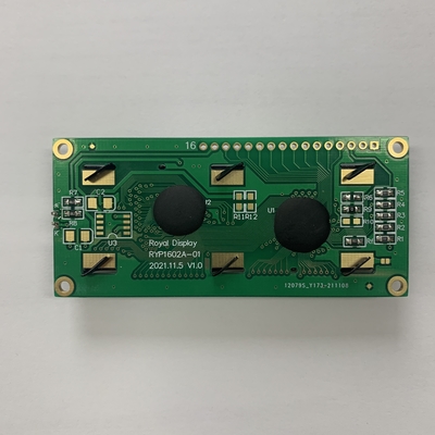 16*2 Caracter COG LCD Module 6800/SPI/I2C Interface 5*8 Dot 5V Monocromo personalizável