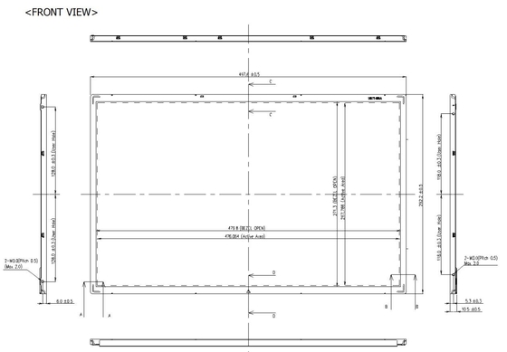 21.5' TFT LCD Full HD LG Display 1920*1080 RGB Free View Alto Contraste Original