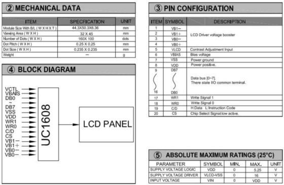 Modulo LCD gráfico de 160x100 A solução de exibição perfeita para sistemas de controle industrial