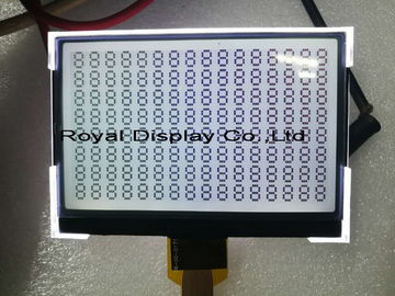 Painel LCD industrial negativo azul do módulo do Lcd da RODA DENTEADA de 12864 Stn transmissivo
