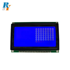 O módulo gráfico azul transmissivo LCD da mono ESPIGA STN LCD segmenta pontos da exposição 128x64