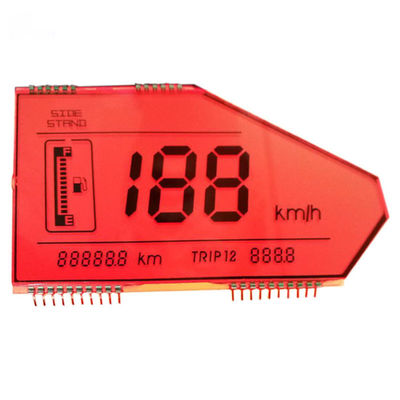 Painel LCD Transflective de 7 TN do velocímetro da motocicleta do segmento