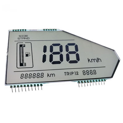 Painel LCD Transflective de 7 TN do velocímetro da motocicleta do segmento