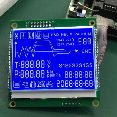 STN reflexivos transmissivos LCD gráfico indicam 128x32 monocromático