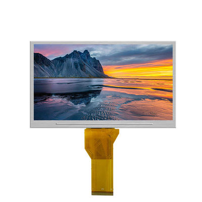 O brilho alto alto LCD do painel LVDS 1024x600 do LCD do brilho almofada 1.90W 7,0&quot; TFT
