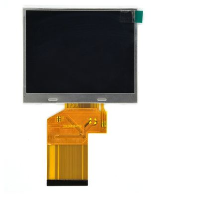 320x240dots 3,5&quot; projeção a cores transmissiva Moudle do diodo emissor de luz 300nits TFT do branco do módulo do painel de toque do LCD