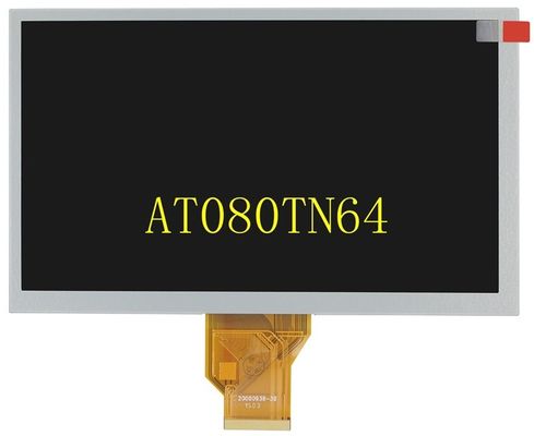 At080tn64 original personalizado Innolux 8" painel do LCD da exposição do veículo automotivo de LCM 800X480