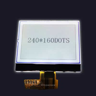 240X160 pontos UC1611s mono FSTN Transflective LCD gráfico positivo 51mA com luminoso branco