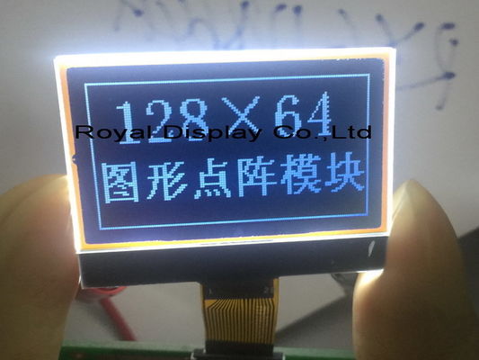 aplicações industriais de solda gráficas de série do controle dos módulos da exposição do controlador FPC do módulo St75665r de 128X64 LCD