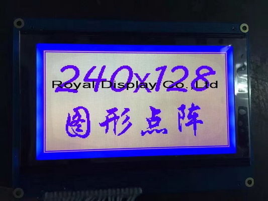 O luminoso 240x128 de FSTN 75mA pontilha o módulo FFC da exposição do LCD da ESPIGA com Blacklight branco