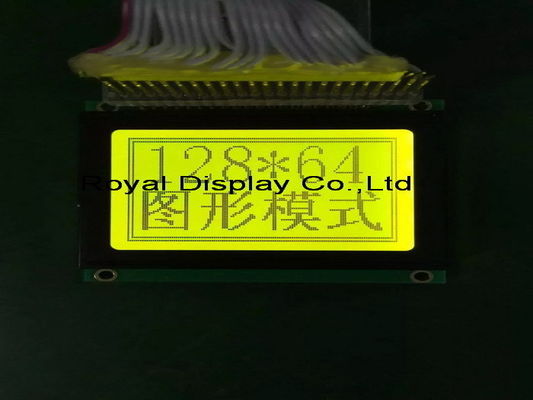 FPC que soldam o positivo LCD da roda denteada do módulo do lcd da matriz de pontos 128x64 indicam o controlador do condicionador de ar de FSTN
