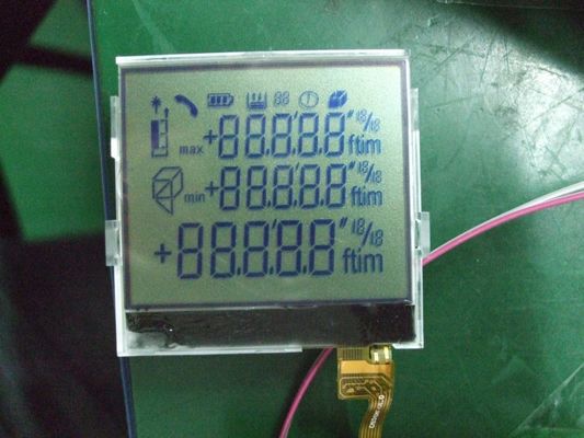 O painel LCD 128X64 monocromático do segmento de STN YG ST7565R 7 pontilha a solda de FPC