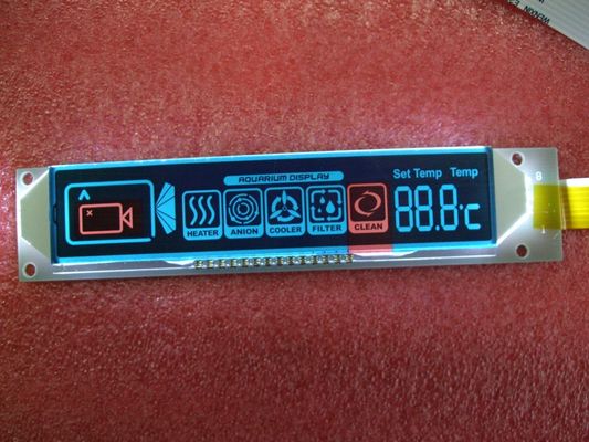 O painel LCD 128X64 monocromático do segmento de STN YG ST7565R 7 pontilha a solda de FPC