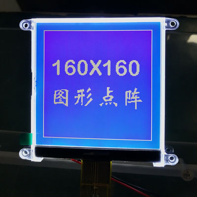 da exposição gráfica ROHS da roda denteada FSTN DOT Matrix LCD de 160*160 60mA ISO azul LCD UC1698u