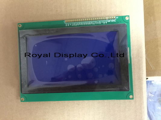240*128 PONTILHA o módulo paralelo do luminoso do módulo STN YG/Blue Lcd da exposição de ROHS FSTN 3V LCD