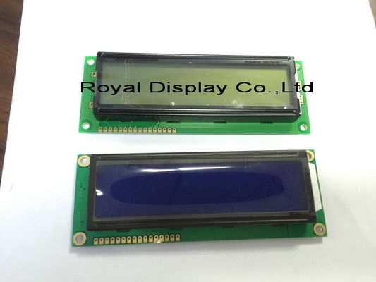 Módulo branco da exposição do LCD da RODA DENTEADA do luminoso da tela pequena de Yg da relação paralela do caráter da ESPIGA 16X2